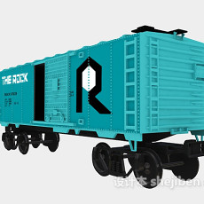火车车厢3d模型下载
