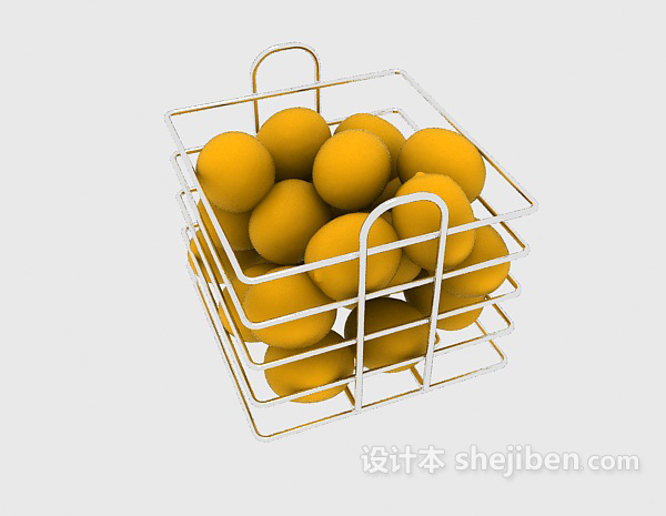 设计本果盘水果3d模型下载