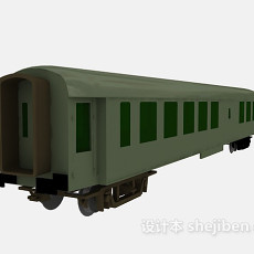 老式火车车厢3d模型下载