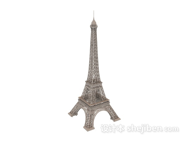 埃菲尔铁塔3d模型下载