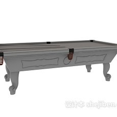 台球桌3d模型下载