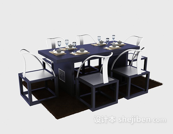 新中式餐桌餐椅家具