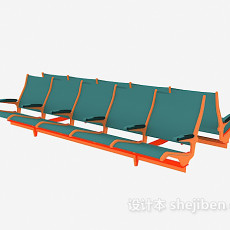 电影院座椅3d模型下载