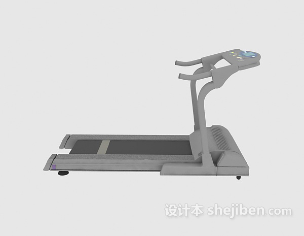 设计本商用跑步机3d模型下载