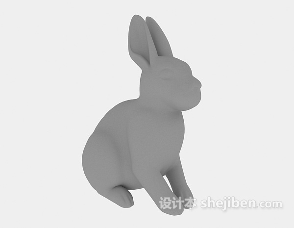 兔子3d模型下载
