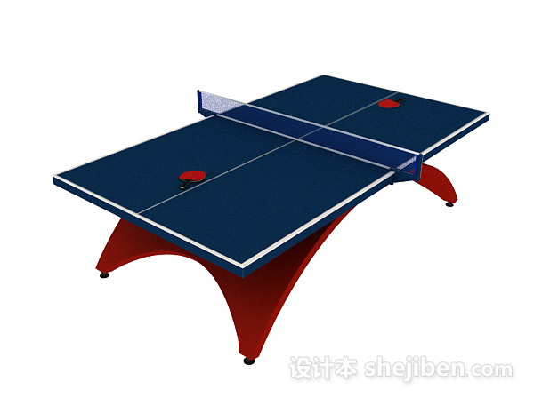 设计本乒乓球台3d模型下载
