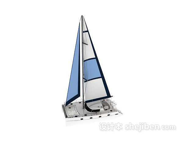 免费帆船模型3d下载