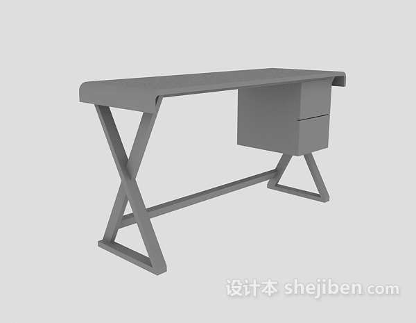 书桌3d模型下载