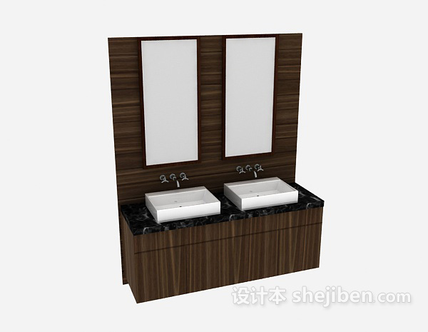 设计本洗手盆3d模型下载