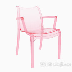 现代红色椅子免费3d模型下载