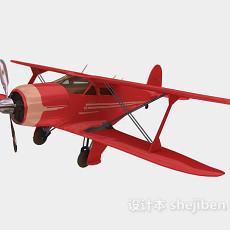 小型飞机-仿真直升机3d模型下载
