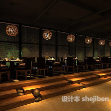 中餐厅3d模型下载