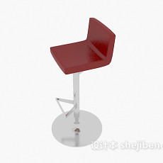 时尚简约吧台椅3d模型下载