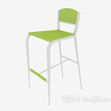 绿色高脚椅3d模型下载