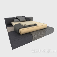 休闲床垫3d模型下载