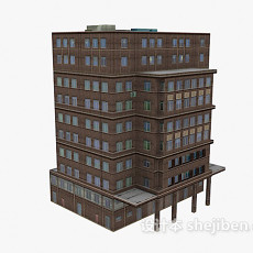 商业楼建筑3d模型下载