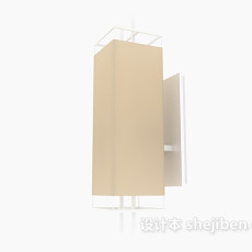 家居简约式壁灯3d模型下载