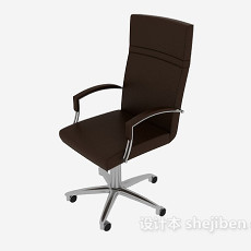 简约高背办公椅3d模型下载