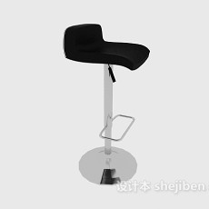 现代休闲高脚椅3d模型下载