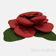 玫瑰花装饰3d模型下载