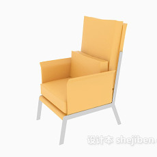中式单人沙发椅3d模型下载
