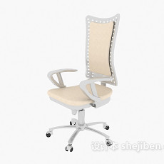 高背办公椅3d模型下载