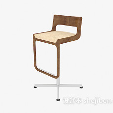 现代个性时尚吧台椅3d模型下载