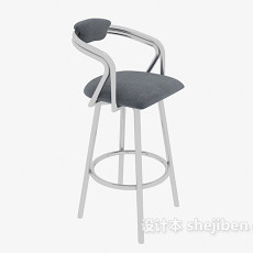 时尚吧台椅3d模型下载