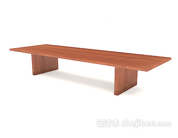 长形实木会议桌