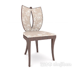 欧式风格特色餐椅3d模型下载