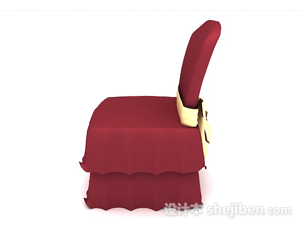 大红色时尚餐椅