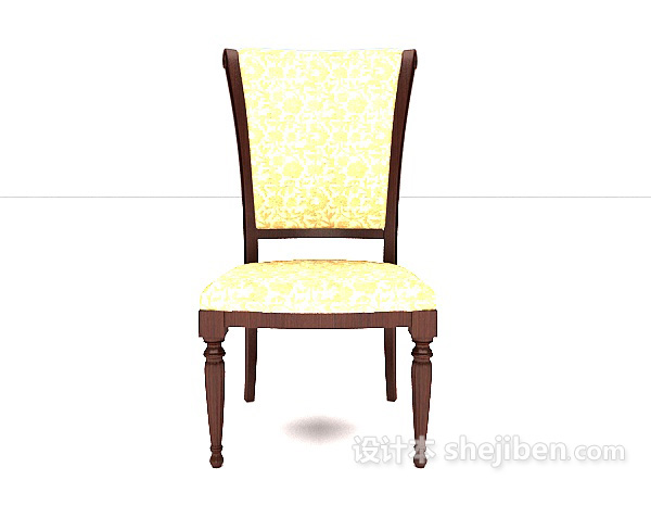 欧式风格精致欧式风格餐椅3d模型下载