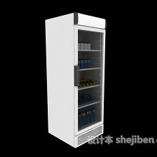 小卖店冰箱3d模型下载