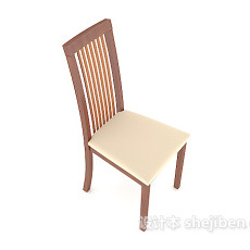 简约欧式餐椅3d模型下载