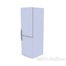 浅紫色冰箱3d模型下载