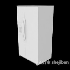双开门冰柜3d模型下载