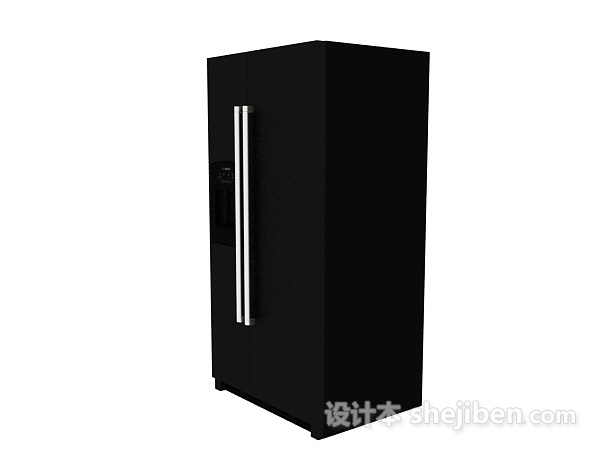 黑色冰箱冰柜