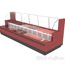 超市冰柜3d模型下载