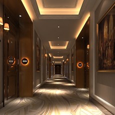 酒店宾馆过道走廊3d模型下载