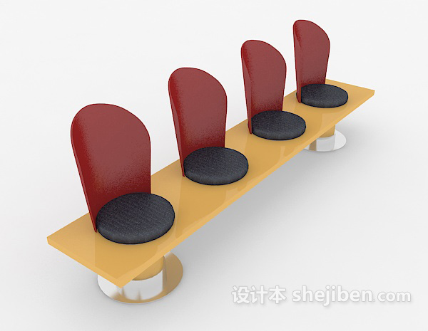 个性简约休闲椅3d模型下载