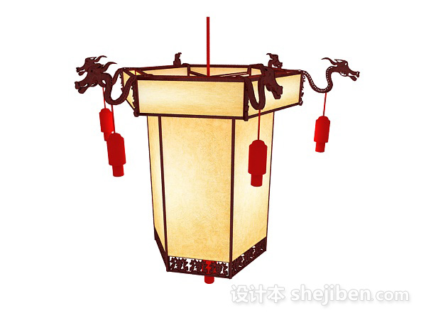 中式风格复古吊灯