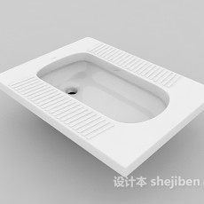 厕所便池3d模型下载
