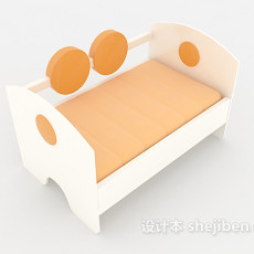 小巧儿童床3d模型下载