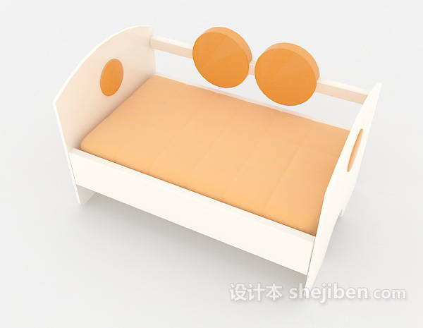 免费小巧儿童床3d模型下载