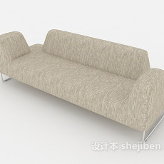 现代家居浅色沙发3d模型下载