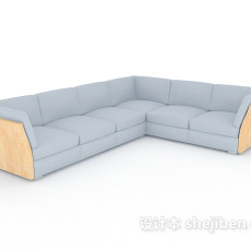 简约风格现代沙发3d模型下载