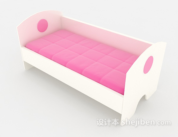 设计本简约儿童床3d模型下载