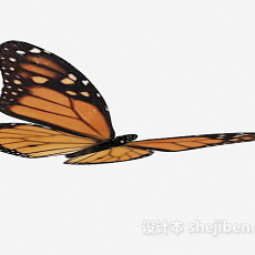 斑点蝴蝶3d模型下载