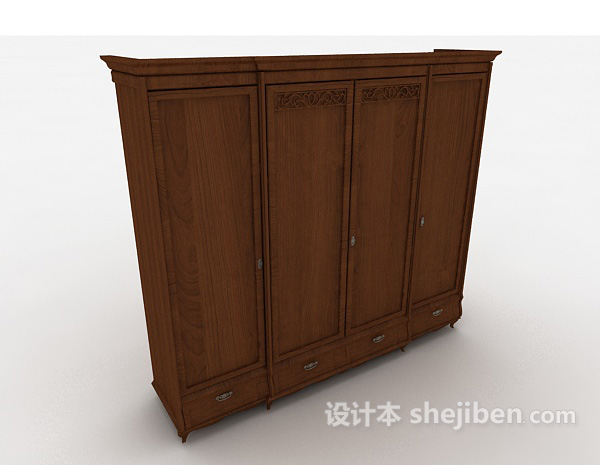 新中式风格衣柜