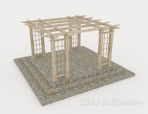 房屋架构3d模型下载